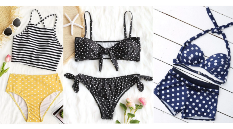 Biquinis Zaful bolinha