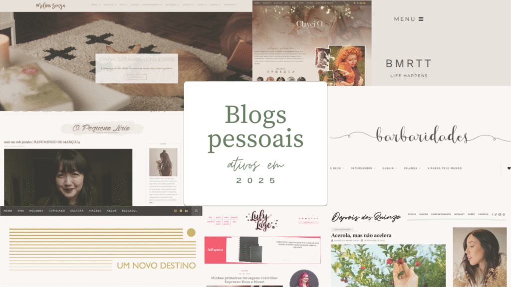 Blogs pessoais ativos em 2025