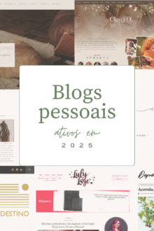 Blogs pessoais ativos em 2025